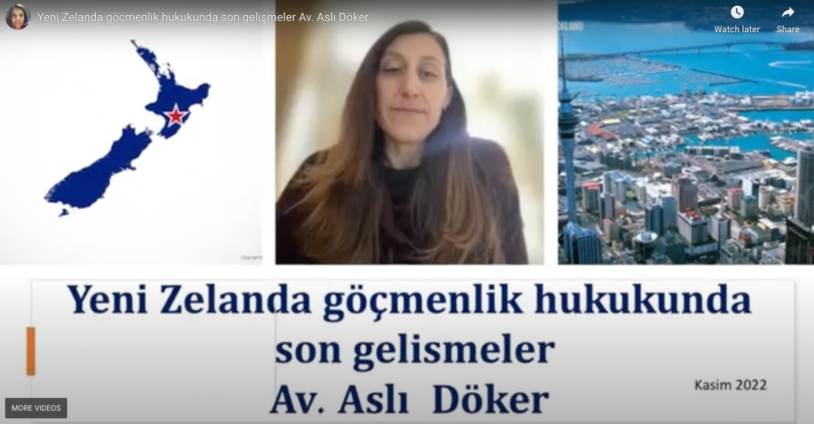 Load video: Recent developments in New Zealand immigration law by Aslı Döker
